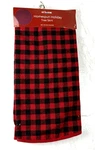 Christmas Tree Skirt 48" Flannel Buffalo Check Plaid Red Black At Home New. Fixed Price $16.37.
