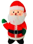 29 Warm Lights Prelit Lighted Waving Santa Christmas Home Office Yard Decor. Fixed Price $55.00.
