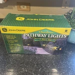 New John Deere Tractor Outdoor Pathway Lights 7 Pc Set Decor Holiday Christmas. Fixed Price $80.00.