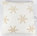 Snowflake Christmas Throw Pillow 18X18" Square Cream Ivory Off-white Threshold. Fixed Price $22.00.