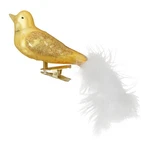 Northlight 5.5-INCH Gold Bird With Feather Tail Glass Clip On Christmas Ornament. Fixed Price $10.49.