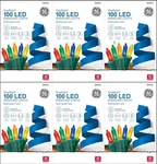 Ge Staybright 6 X 100 Ct 24.75-FT Constant Multicolor Mini Led Plug-in Christmas. Fixed Price $42.99.