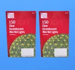 2 Pack -home Accents 150 Clear Incandescent Mini Net Lights 4X6 Ft Christmas New. Fixed Price $29.99.