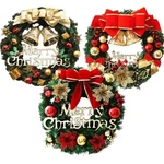 Christmas Creative Door Wreath Wall Hanging Window Artificial Garland Decor. Fixed Price $11.00.