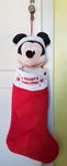 Mickey Mouse Disney Gemmy Singing Motion Animated Christmas Stocking Ears Move. Fixed Price $23.99.