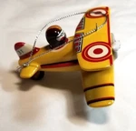 Royal Doulton Nostalgic Christmas Aeroplane Airplane Ornament Boxed 40015493 Nib. Fixed Price $33.95.