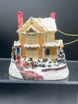Thomas Kinkade's Winter Memories Holiday Gathering Illuminated Ornament. Fixed Price $16.24.