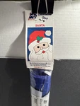 Vtg Santa Christmas The Wind Yard Flag 39-1/4 X 27-1/2 New W/tags 1994 Nos. Fixed Price $11.59.