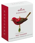 Hallmark: Red Tanager Bird - Miniature Keepsake Ornament 2018. Fixed Price $23.99.