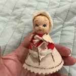 Vintage Delta Novelty Angel Caroler Felt Christmas Ornament Japan Noel Pixie. Fixed Price $27.99.
