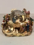 Kirkland Signature Multi Waterglobe Nativity Scene With Box. Fixed Price $20.99.