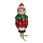 Old World Christmas Glass Blown 2.5 In X 1.5 3.75 D, Red. Fixed Price $33.99.