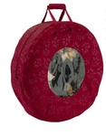 Classic Accessories Seasons 35" Heavy Duty Wreath/holiday Storage Bag-red. Fixed Price $32.00.