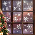 240PCS Christmas Window Clings Glitter Snowflakes Decals Static Stickers.. Fixed Price $24.98.