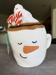 Pillowfort Weighted Mini Snowman Hot Cocoa Cup Stuffed Plush 2025 Christmas Nwt. Fixed Price $13.00.