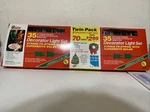 Nos Vintage Joybrite Mini Twin Pack Of 35 Multi-colored Christmas Lights *tested. Fixed Price $16.99.