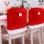 Christmas Chair Covers Santa Hat Back Dining Room, Set Of 4 Red. Fixed Price $28.42.