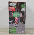 Gemmy 3.5' Airblown Inflatable Letters To Santa Candy Cane Mailbox - New. Fixed Price $44.99.