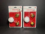 Lot Of 2 Dci Red Santa Bands W/ Jumbo Bells Funny Novelty Gag Christmas Gift. Fixed Price $9.99.