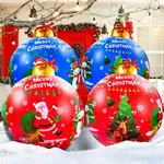 Pcs 24 Inch Giant Inflatable Christmas Balls Ornaments Large Decorat. Fixed Price $94.99.