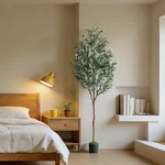 Alupssuc 6FT Olive Tree Artificial Indoor, Fake Potted With Lifelike Fru.... Fixed Price $67.49.