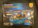 Insoon Mosasaurus Building Set With Light, New Box, Factory Sealed. Fixed Price $49.99.