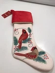 2023 Hallmark Christmas Stocking The Beauty Of Birds Cardinal Terri Steiger Nwt. Fixed Price $16.46.