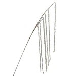 Northlight 25-INCH Artificial Ivory Beaded Weeping Twig Christmas Spray. Fixed Price $14.49.