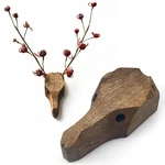 Hhmkk Wood Deer Head Wall Decor, Taxidermy Faux Animal Mount For In.... Fixed Price $64.79.