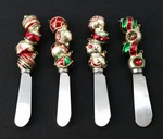 Boston Warehouse Christmas Set Of 4 Spreaders Opulent Ornament 1999 Vtg In Box. Fixed Price $18.33.