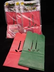 3 Nip Christmas Luminarias Bag Red Green Candle & Holly Guide Lights. Fixed Price $19.99.