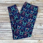 Mickey Minnie Mouse Ears Christmas Wreath Womens Leggings TC2 Ex Plus Size 20-26. Fixed Price $25.00.