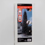 Ashland Black Sparkle Artificial Halloween Christmas Tree Decor 6FT New In Box. Fixed Price $70.00.