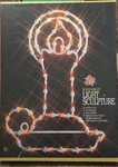 Super Bright Christmas Silhouettes Candle Window Light Sculpture 18 W/ Box. Fixed Price $18.99.