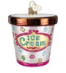 Old World Christmas (32177) Ice Cream Carton Ornament. Fixed Price $18.99.