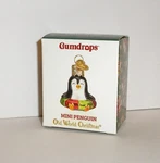 Old World Christmas Mini Penguin - Gumdrops Blown Glass Ornament 85258 New. Fixed Price $9.99.