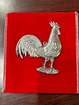 1981 Kirk & Stieff Amer Heritage Rooster Sterling Christmas Ornament W/box Bag. Fixed Price $249.00.