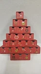 Vintage 2006 Starbucks Christmas Tree Advent Calendar 24 Drawers Reversible Diy. Fixed Price $24.99.