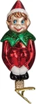 Christmas Pixie Clip On Blown Glass Ornament By Old World. Fixed Price $14.99.