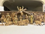 16 Piece Fontanini Depose Nativity Set Figurines Stable Wise Men Baby Italy 1983. Fixed Price $76.76.