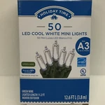Led 50 Cool White Mini Christmas Lights 11.2' Green Wire Wedding Indoor Outdoor. Fixed Price $12.99.