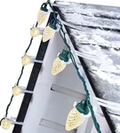 C9 Led Christmas String Lights 68FT 100 With All One Clips Outdoor. Fixed Price $55.00.