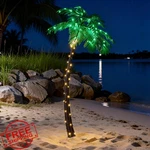 Lightshare 5FT Palm Tree Lamp 96LED Artificial Tiki Bar Outdoor. Fixed Price $122.99.