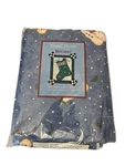 Debbie Mumm Holiday Flannel Backed Vinyl Table Cloth 90X52 Snowmen Christmas. Fixed Price $24.97.
