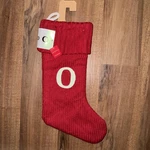 New Wondershop Initial Monogram Knit 19" Christmas Stocking Red Letter. Fixed Price $9.99.