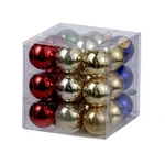 Glass Multi Shiny Ball Christmas Ornaments 25MM, Color. Fixed Price $15.99.