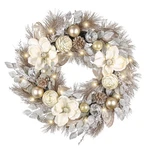 Valery Madelyn 24'' Pre-lit Christmas Wreath For Front Door Lights. Fixed Price $94.44.
