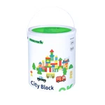Tooky Toy Wooden City Building Blocks Set W/ Vehicles Montessori Kids. Fixed Price $27.99.