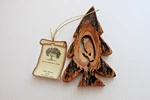 Earthwood Bark Tree With Owl Ornament Made From Olive Holy Land. Fixed Price $12.85.