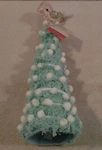Ashland Boho Holiday Pom Tabletop Christmas Noel Tree 15" Tall - Nwt. Fixed Price $9.99.
